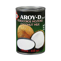 Безлактозное,безглютеновое Кокосовое молоко 400 мл, AROY-D жирность 17-19%,производство Тайланд
