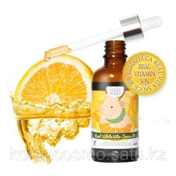 ELIZAVECCA Real White Vita-Sauce 30% Осветляющая сыворотка с витамином С 30%