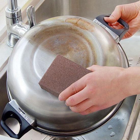 Чудо-губка для чистки сковородок и кастрюль