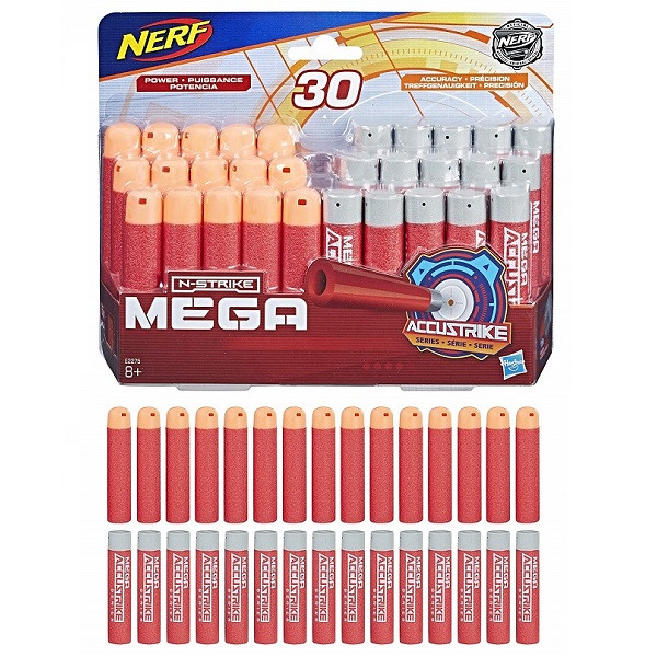 Игрушка стрелы Hasbro Nerf НЁРФ МЕГА 30 штук