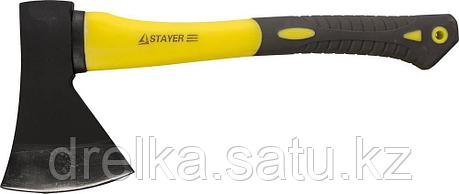 Топор кованый STAYER, 2062-10, серия PROFESSIONAL, 1.0 кг, обрезиненное фиберглассовое топорище, фото 2