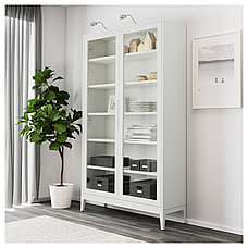 Шкаф-витрина РЕЖИССЁР белый ИКЕА, IKEA, фото 2