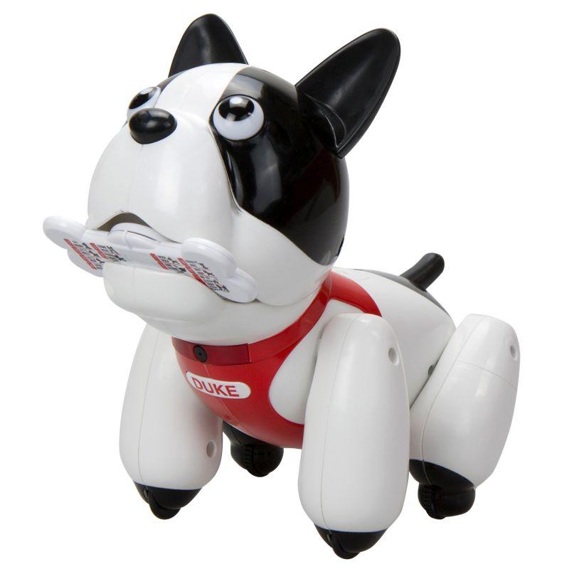 Silverlit Интерактивная собака-робот Дюк, Duke (свет, звук, движение), новое поколение ПапБо, Pupbo