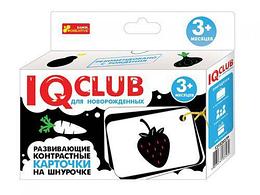 Ranok 13152037Р "IQ Club" Контрастные карточки на шнуровке Овощи и фрукты (для новорожденных)