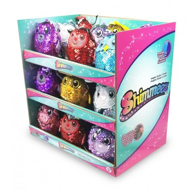 Мягкая игрушка-брелок "Shimmeez" с двусторонним блеском, 9 см