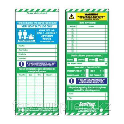 ScaffTag Inserts - Standard 10 Inserts per pack / Вставки Скаффтага (10 шт/уп) - фото 2 - id-p57410969