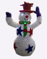 Фигура световая "Снеговик" 135*60 см, фото 1