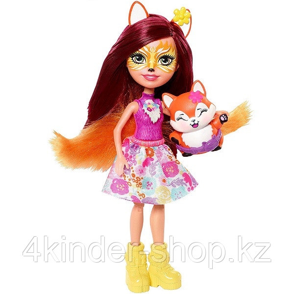 Энчантималс набор игровой Кукла со зверюшкой Лиса Фелисити на качелях Enchantimals FRH45 - фото 2 - id-p57412307