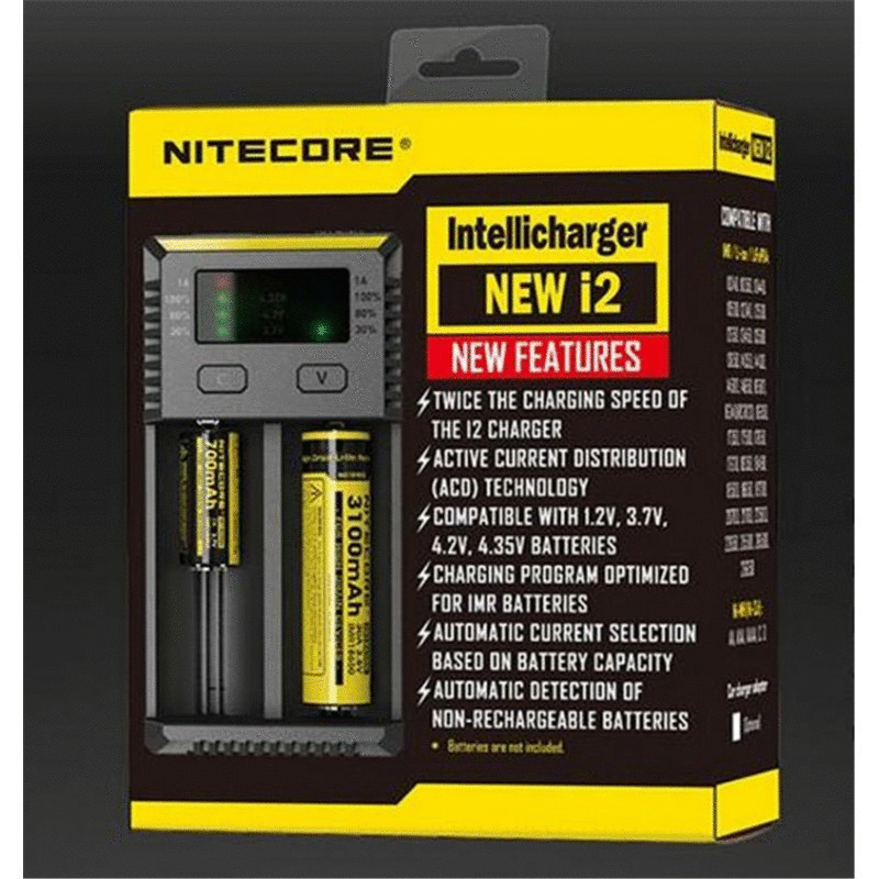 Универсальное зарядное устройство Nitecore i2 New intelligent charger Оригинал - фото 1 - id-p57421994