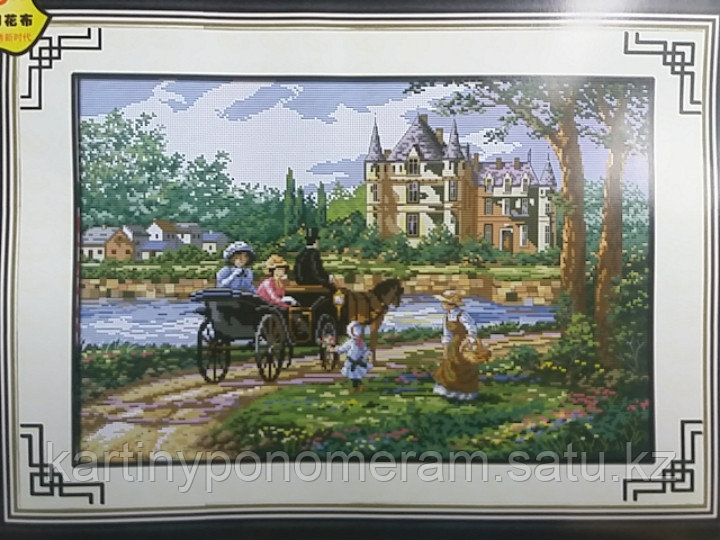 Вышивка крестом 100%, RY1122, 67x47 см