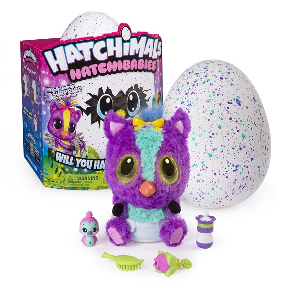 Хетчималс Hatchy-малыш интерактивный питомец вылупляющийся из яйца Hatchimals 19133-PON