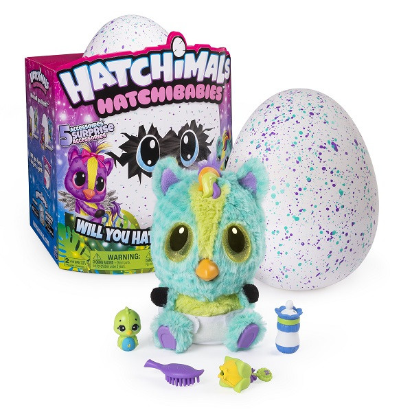 Хетчималс Hatchy-малыш интерактивный питомец вылупляющийся из яйца Hatchimals 19133-PON