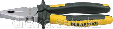 Плоскогубцы KRAFTOOL"KRAFT-MAX" комбинированные, Cr-Mo, маслобензост двухкомп рукоятки, фото 2