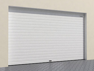 Гаражные секционные ворота с однослойных панелей с торсионным механизмом RSD02-SLP