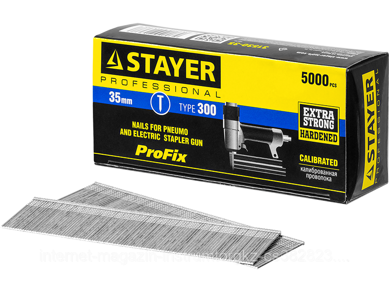 STAYER 20 мм гвозди для нейлера тип 300, 5000 шт