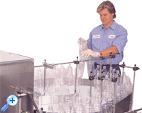 Комплектация автоматической линии бутылирования воды SpectraPak-5000 48” Rotary Feed Table