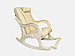 Массажное кресло-качалка EGO WAVE EG-2001 Цвет в ассортименте Кожаное кресло, фото 2