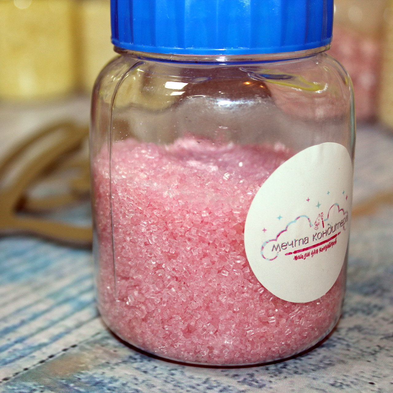 Декоративный сахар Розовый - фото 1 - id-p57439230