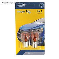 Лампа автомобильная, Clearlight, PY21W, BAU15S, 12 В, набор 2 шт