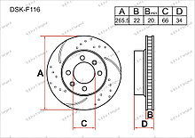 Тормозные диски Peugeot 1007. I 2005-2011 1.6i