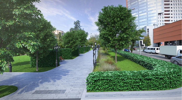 Работы по озеленению