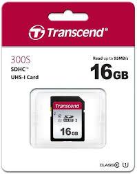 Карта памяти Transcend SDHC 16GB 95M/bs