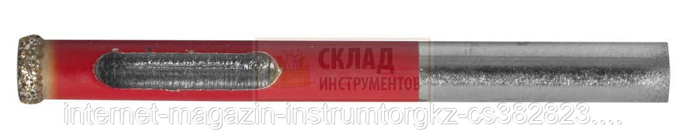 Сверло алмазное трубчатое по кафелю и стеклу, d=3 мм, зерно Р 60, ЗУБР Профессионал 29850-03
