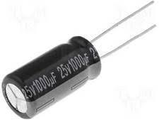 Конденсатор электролитический 1000uF 25V (10x17mm)