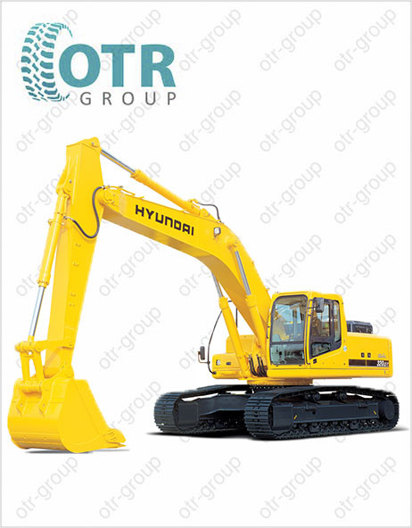 Ходовая часть на экскаватор HYUNDAI R1200