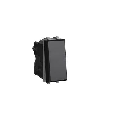 DKC Диммер кнопочный модульный для LED ламп, "Avanti", "Черный квадрат", 1 модуль - фото 1 - id-p57466537