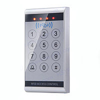 Цифровая кодонаборная панель RFID (EMID, Mifare), пластиковая, накладная, кнопочная, NO/NC/COM, 800/10000 карт