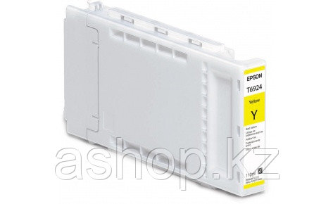 Картридж Epson C13T692400 (№T6924), Объем: 110 мл, Цвет: Жёлтый, Совместимость: SureColor SC-T3000, SC-T3200,