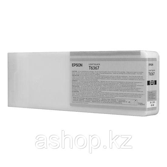 Картридж Epson C13T636700 (№T6367), Объем: 700 мл, Цвет: Серый, Совместимость: Stylus Pro 7700, 7890, 7900, 97