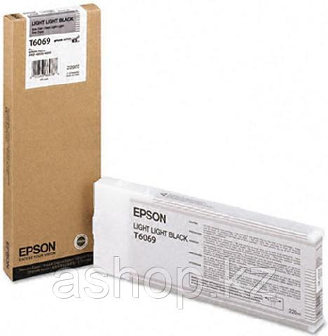 Картридж Epson C13T606900 (№T6069), Объем: 220 мл, Цвет: Светло-серый, Совместимость: Stylus Pro 4800, 4880