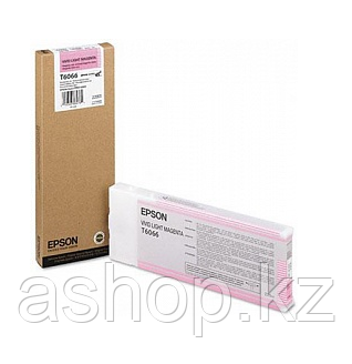 Картридж Epson C13T606600 (№Т 6066), Объем: 220 мл, Копий ( ISO 19752): 700, Цвет: Светло-пурпурный, Совместим