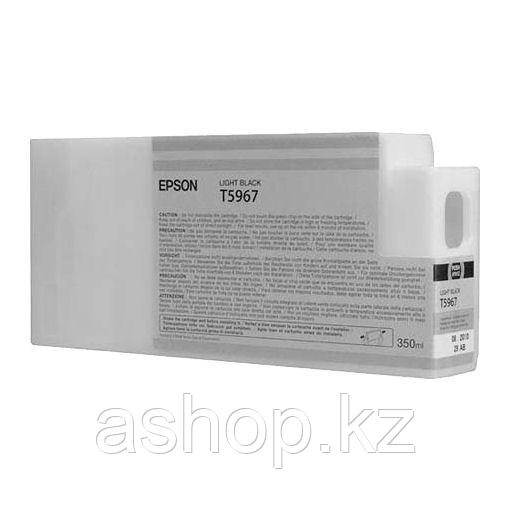 Картридж Epson C13T596700 (№T5967), Объем: 350 мл, Цвет: Серый, Совместимость: Stylus Pro 7700, 7890, 7900, 97