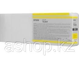 Картридж Epson C13T636400 (№Т6364), Объем: 700 мл, Цвет: Жёлтый, Совместимость: Epson Stylus Pro-7700, 7890, 7