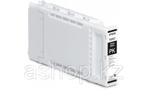 Картридж Epson C13T692100 (№T6921), Объем: 110 мл, Цвет: фото чёрный, Совместимость: SureColor SC-T3000, SC-T3