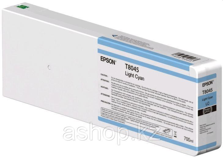 Картридж Epson C13T804500 (№T8045), Объем: 700 мл, Цвет: Светло-голубой, Совместимость: SureColor SC-P6000/SC-