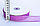 Декоративная лента паутинка, кружевная полу-прозрачная, фиолетовая, 2.5 см, фото 2