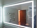 Зеркала с LED-подсветкой и пескоструйным рисунком, 1300(Ш)х900(В)мм, фото 2