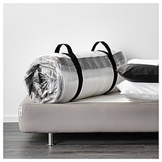 Матрас пружинный ХАВЁЙСУНД 160х200 жесткий темно-бежевый IKEA, фото 3