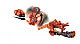Машинка-трансформер Screechers Wild Дикие Скричеры Спайкстрип оранжевая L 2, фото 2