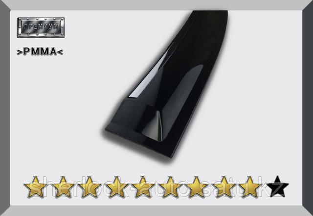 Дефлекторы окон (Ветровики) для Hyundai Tucson/IX35 2009-2014 с хромированной вставкой OEM