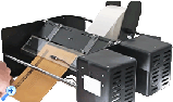 Полуавтоматическая этикетировочная машина  для нанесения самоклеящихся этикеток на тонкие плоские упаковки, фото 3