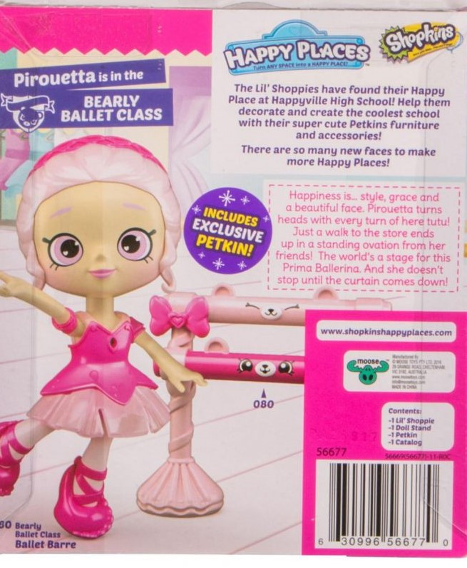 Shopkins Набор с куклой Shoppie "Пируэтта" (4 сезон)