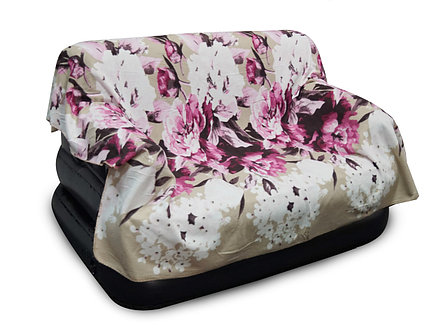 Тонкий флисовый плед Цветочный уют 180х210 см, фото 1