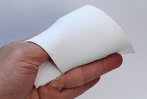 Лента эластичная, белая, ширина 6 см