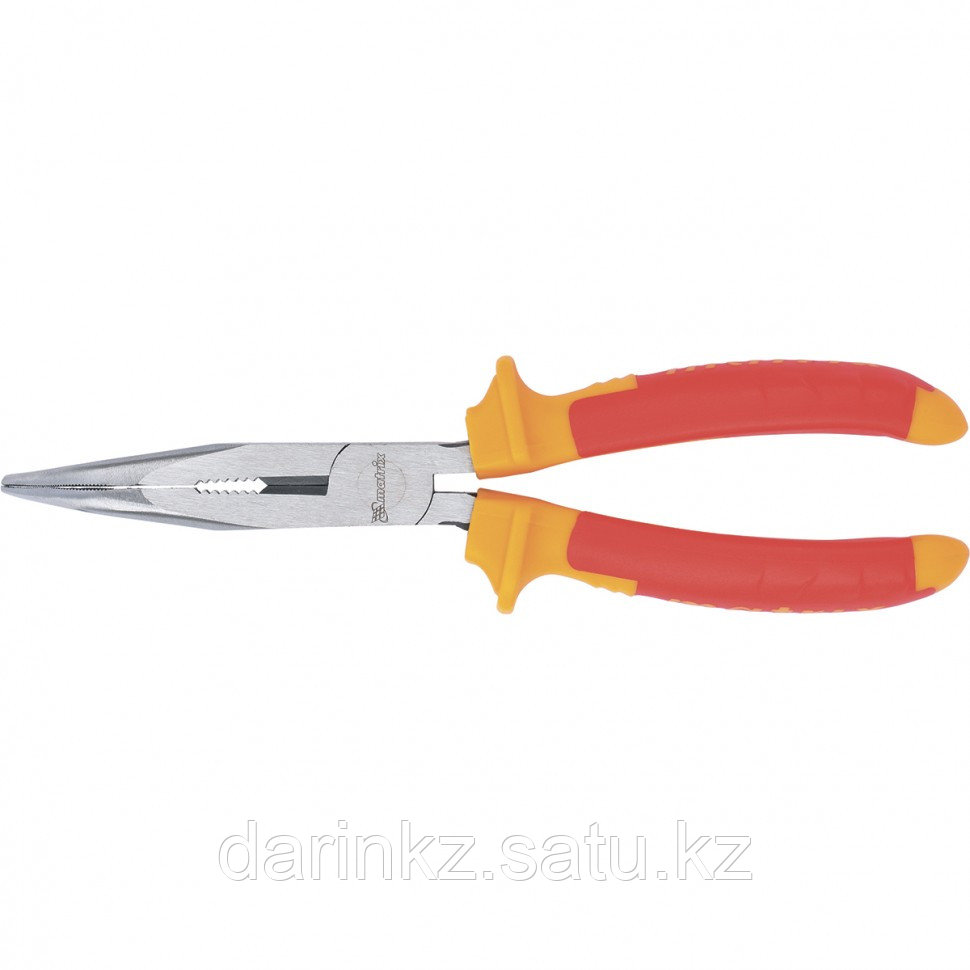 Длинногубцы изогнутые Insulated, 200 мм, двухкомпонентные рукоятки Matrix Professional