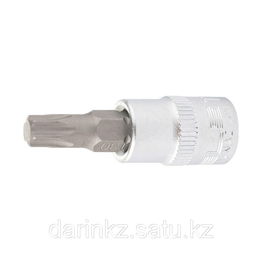 Головка с битой вставкой PZ2, квадрат 1/4, CrV Stels